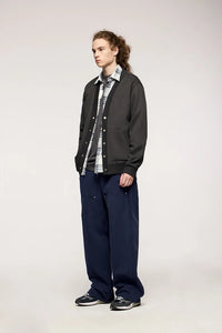 Men’s Wide-Leg Street Style Work Pants Autumn 2025