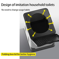 Portable Outdoor Camping Toilet – Foldable Car & Travel Toilet