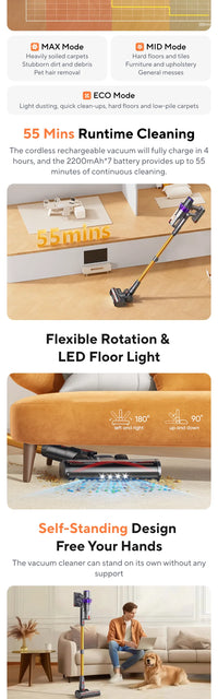 BUTURE VC80 Cordless Handheld Vacuum Cleaner 500W