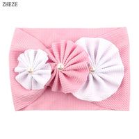 Cute 7" Double Layer Hair Bow Headband for Baby Girls