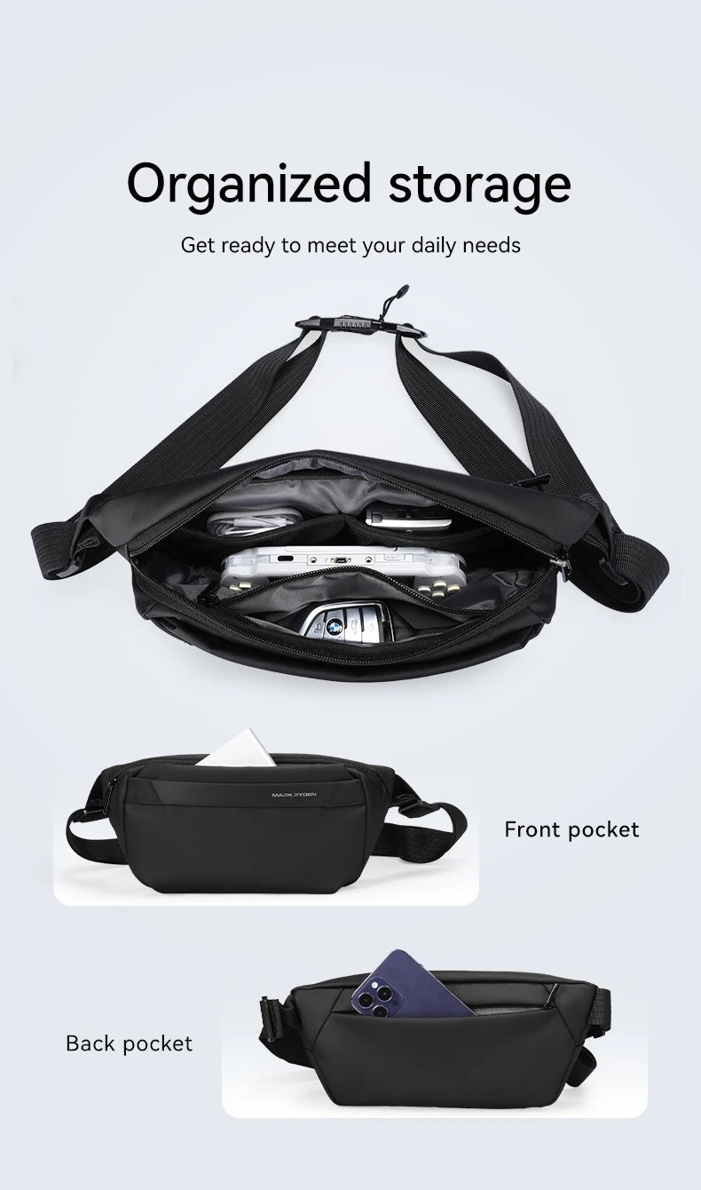 Mark Rydin Ease Pack Sling Leather Crossbody Bag