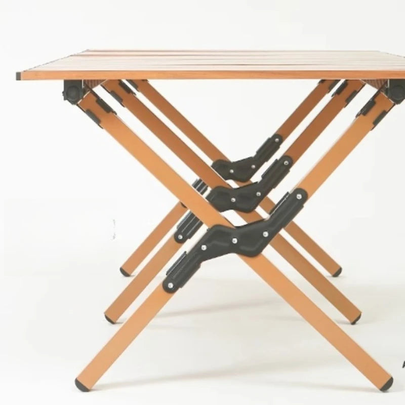 Camping Folding Table Portable Parasol Table