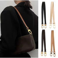 56cm Leather Bag Strap with Golden Buckle – Replacement Belt