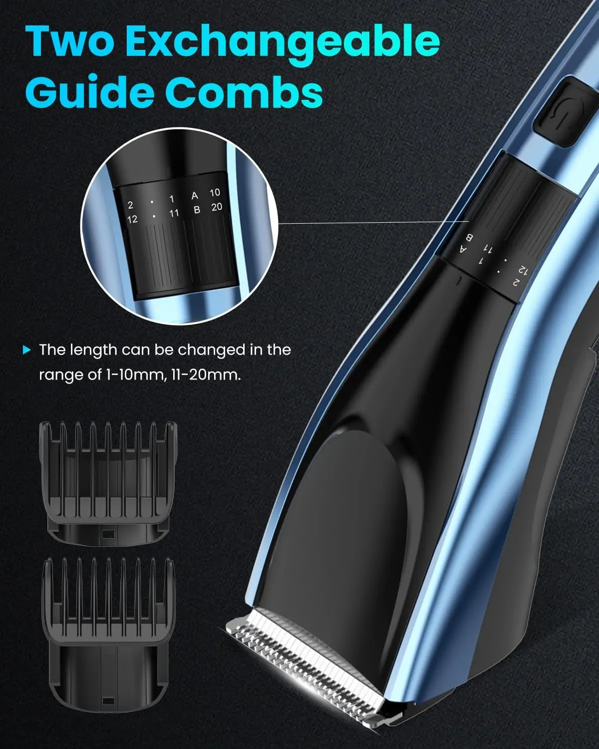 SEJOY Hair Clippers for Men Cordless Clippers for Hair Cutting Professional Men's Hair Clippers Rechargeable Hair Trimmer