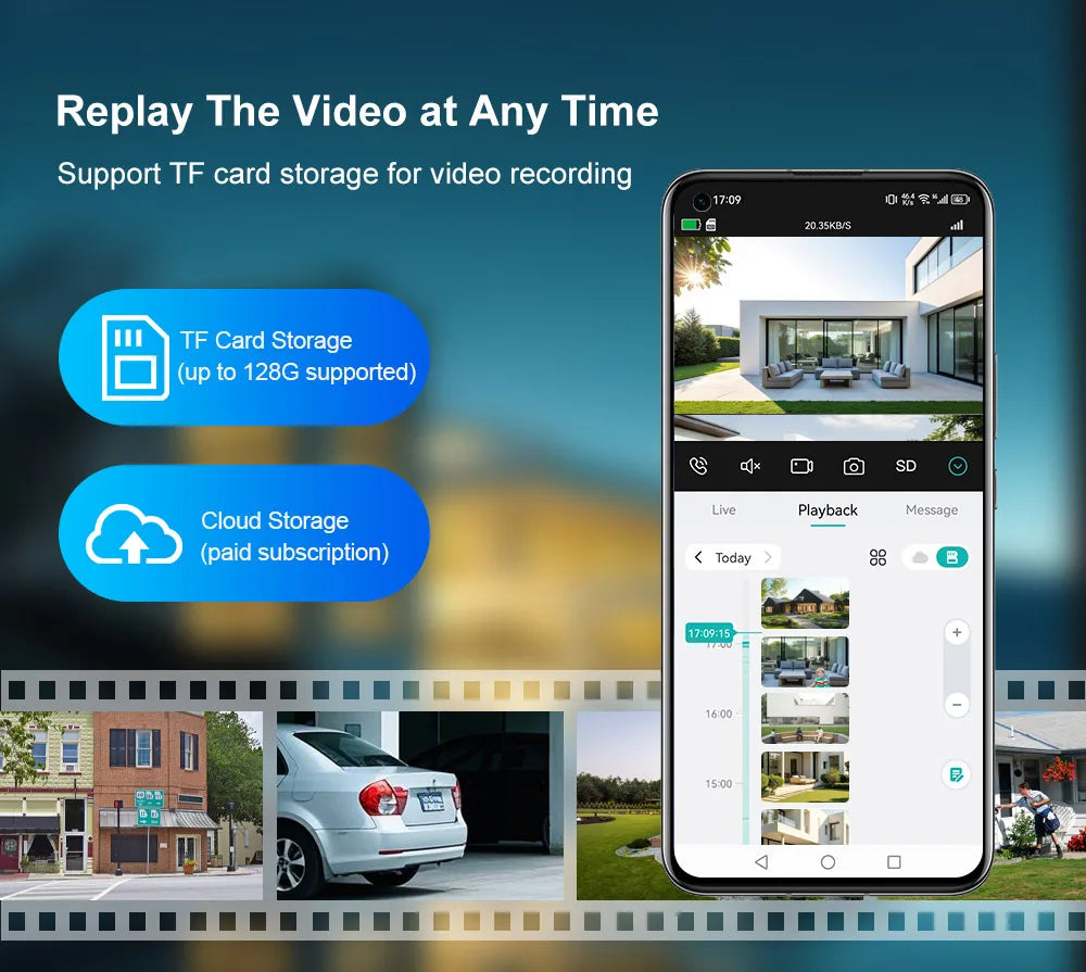 LS VISION V380 Pro 4G Solar PTZ Security Camera 15MP