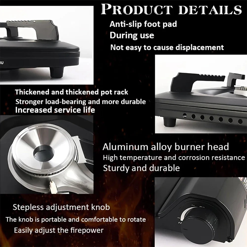 Portable Single Burner Camping Gas Stove Automatic Ignition