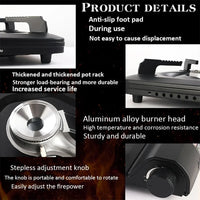 Portable Single Burner Camping Gas Stove Automatic Ignition