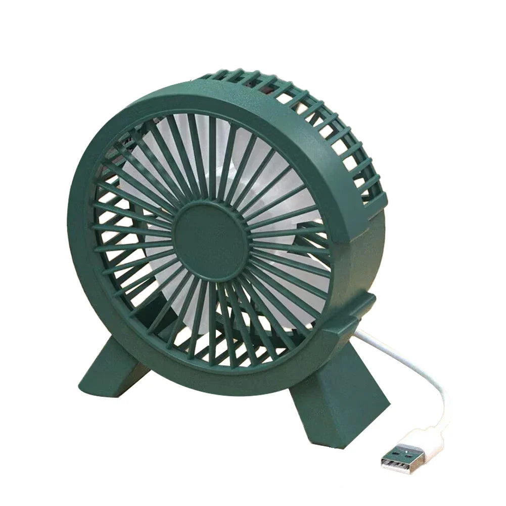 Portable USB Mini Fan – Silent Rechargeable Air Cooler