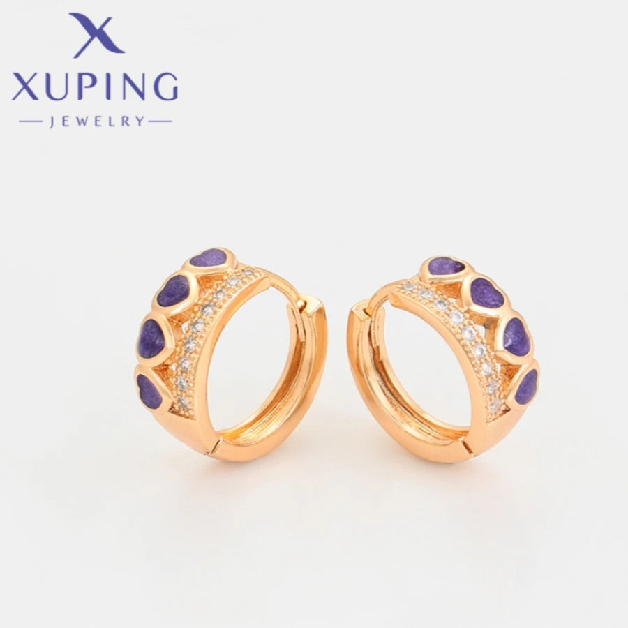Xuping  Jewelry New Exquisite Style Pearl Round Shape Gold Color Rings Earrings Set for Women Set Party Wish Gifts 6533810