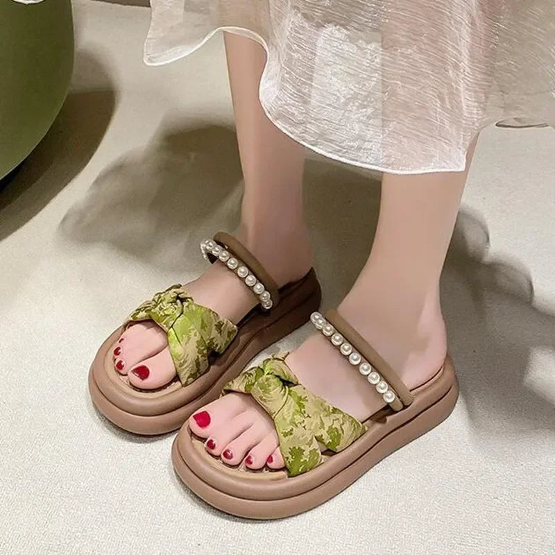 Women’s Designer Summer Slippers – Platform Slides