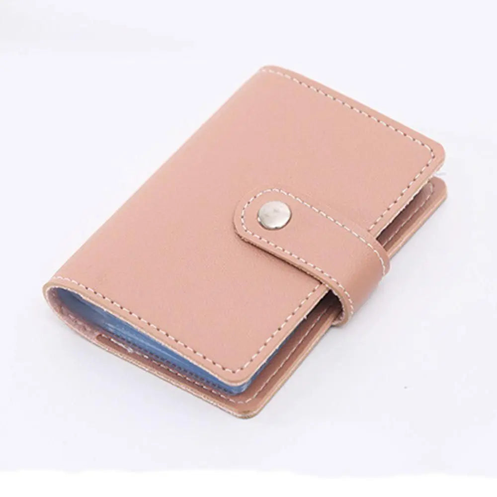 PU Leather Card Holder Wallet – 26 Slots RFID Blocking