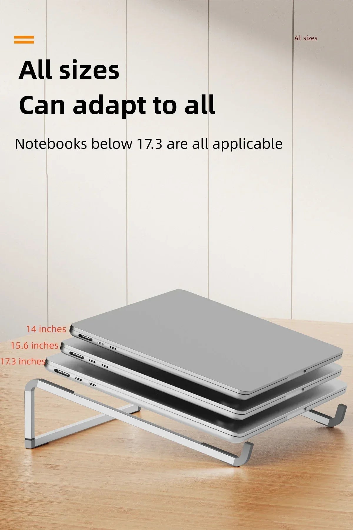 Portable Laptop Stand Aluminum Alloy Support Computer Bracket Ultra light Foldable Non-slip Notebook Holder for Macbook Air Pro
