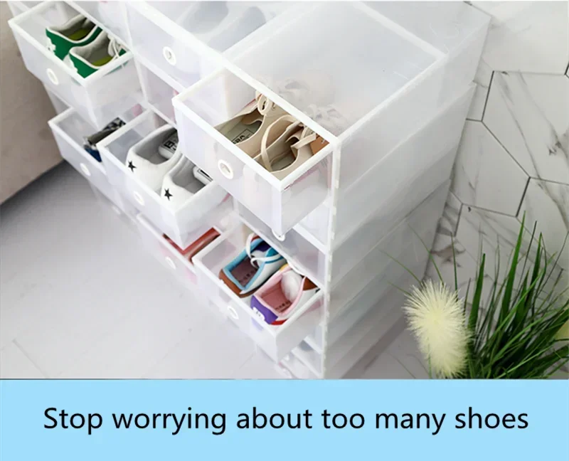 Transparent Drawer Shoe Storage Box – Ladies & Kids