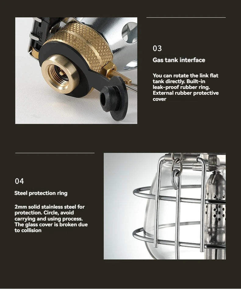 CAMPINGMOON T-4 Portable Lantern Outdoor Camping Light