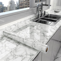 Kitchen Oil-Proof Waterproof Self-Adhesive Marble Film