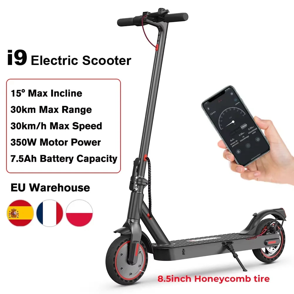 i9 Electric Kick Scooter 350W 30km Range