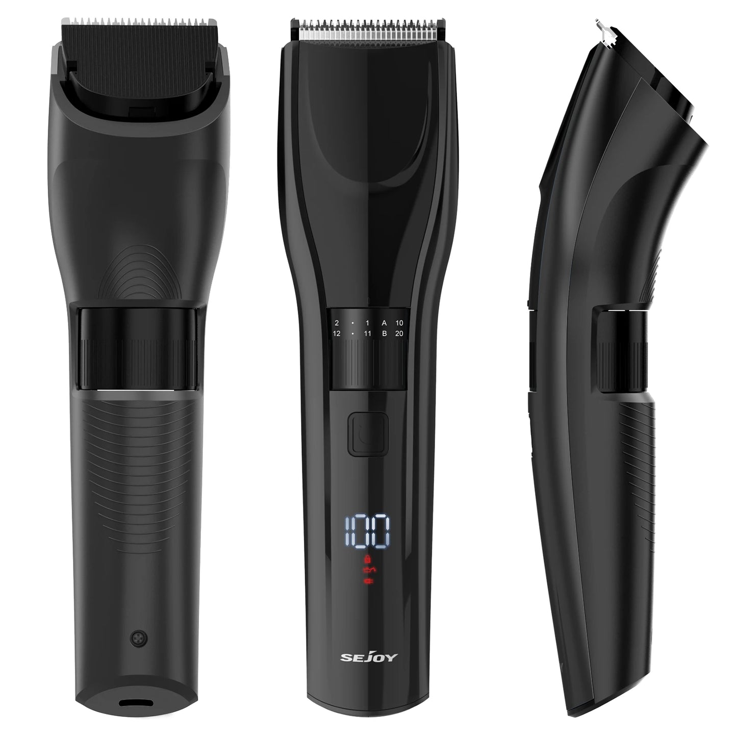 Sejoy Hair Trimmer Electric for Men Women rechargeable LED Display Hair Clipper  Beard Shaving Body Trimmer Professional Barber