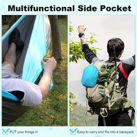 Lightweight Camping Hammock with Tree Straps for Hiking