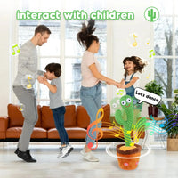Kids Talking Dancing Cactus Plush Toy with Songs