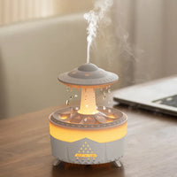 UFO Raindrop Remote Control Aroma Diffuser Electric Ultrasonic Air Humidifier Creative Water Drop Home Essential Oil Diffuser