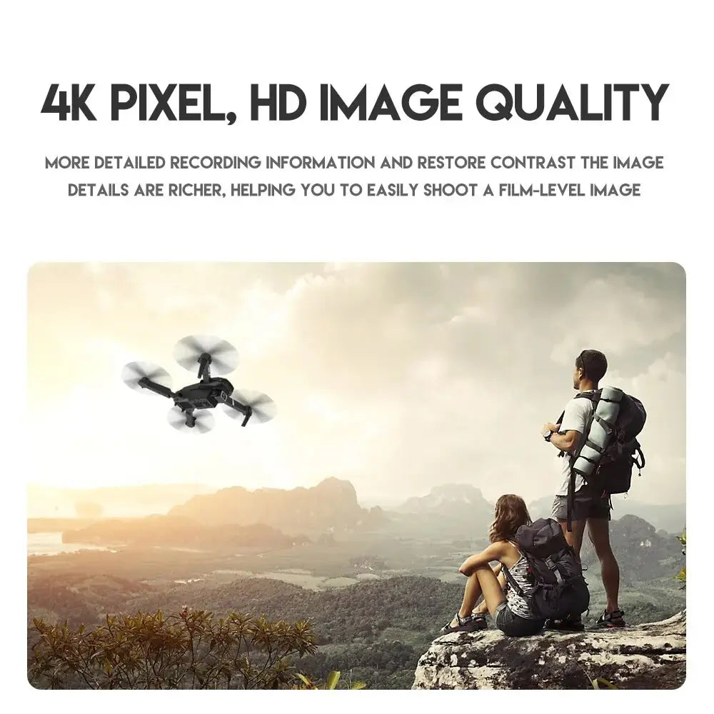 E88 Drone Toy – Dual Camera 4K HD Remote Control