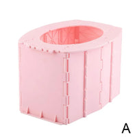 Portable Folding Toilet Commode Car Camping For Travel Bucket Camp Hiking Long Trip Outdoor Multifunction Children's Toilet