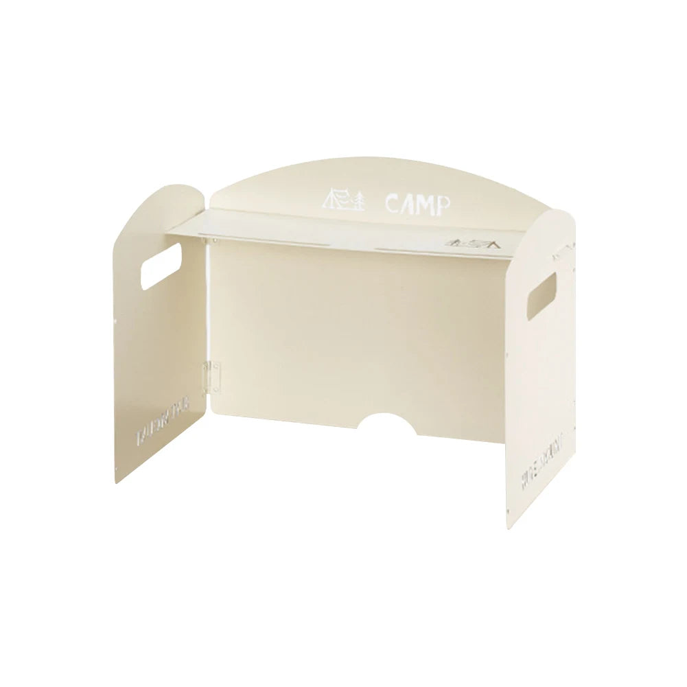 Foldable Gas Stove Windshield for Camping & BBQ