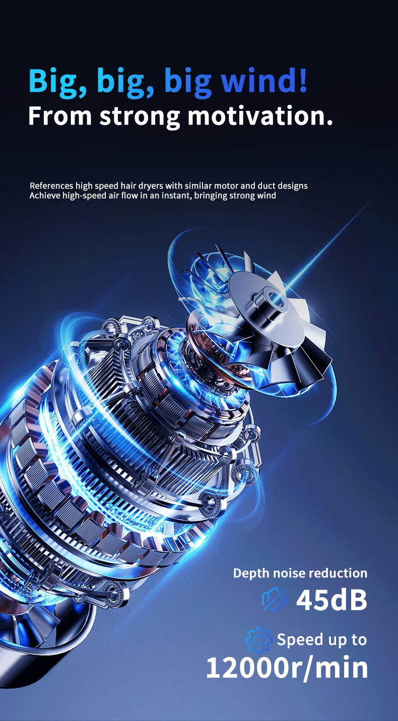 Turbos Chilled Ice Sensation Cold Fan 3000mAh Rechargeable Mini Turbos Fan 100 Speeds Outdoor Protable Handheld Air Cooling Fan