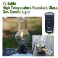 Portable Camping Gas Lamp Outdoor Candle Light for Hiking