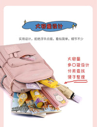 girls school bag for kids purple school backpack for girls children pink bookbag primary students gift large capacity backpack