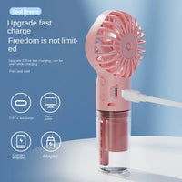 Mini USB Misting Fan – Portable Handheld Rechargeable Cooler