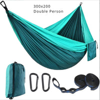 Ultralight Hammock 2 People Full Hanging Hammocks 300x200 Portable for Camping Outdoor Travel Tourist Garden Beach Large Hammock