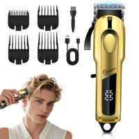 HATTEKER Professional Cordless Hair Clipper for Men