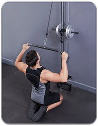 Strength Training Pull Rod Handles – Gym Cable Attachments