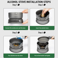 Camping Stove Portable Outdoor Cooking Burner