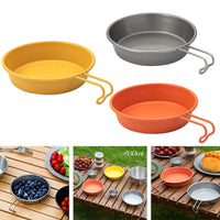 Ergonomic Camping Plate – Lightweight, Easy-Clean Outdoor Dish