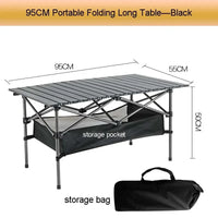 Portable Folding Camping Table for Outdoor BBQ & Picnic