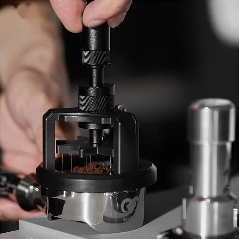 Adjustable Espresso Coffee Distributor Tamper 51/54/58mm