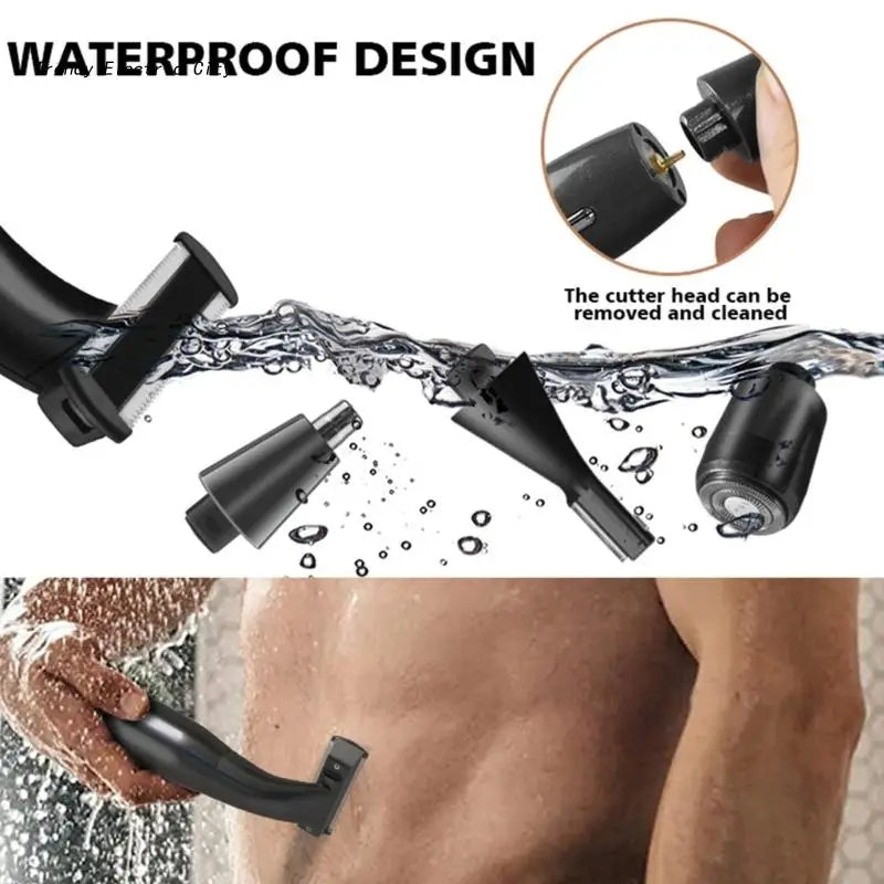 R9CD Pubic Hair Removal Trimmer for The Groin Epilator Safety Man Lady Shaving