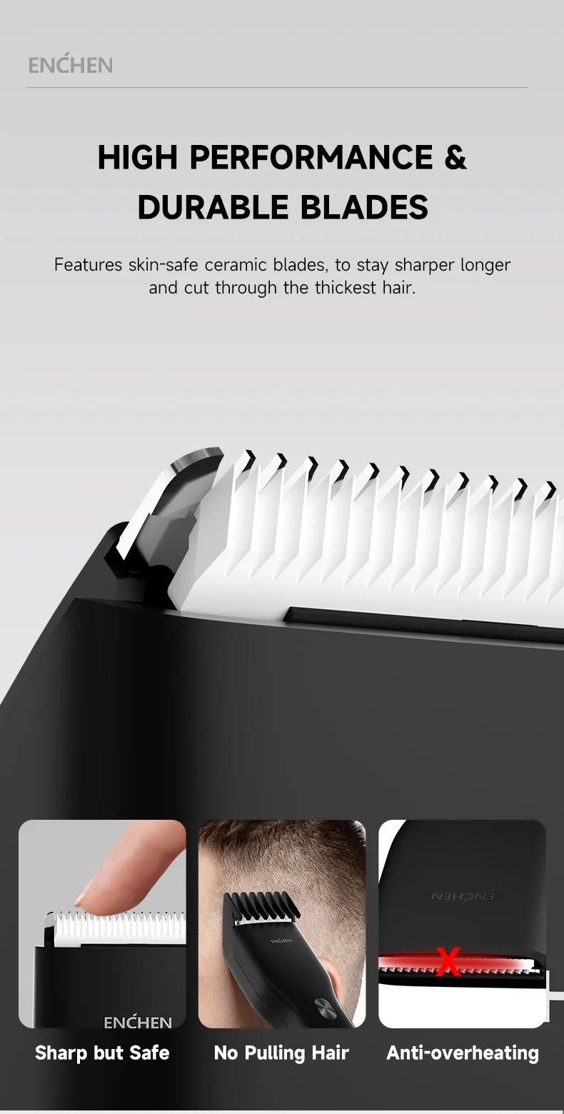 Boost-B Cordless Hair Trimmer – USB Rechargeable Clipper