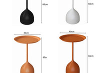 Simple Modern Wrought Iron Coffee Table Living Room Household Round Coffee Table Combination Creative Small Apartment Side Table