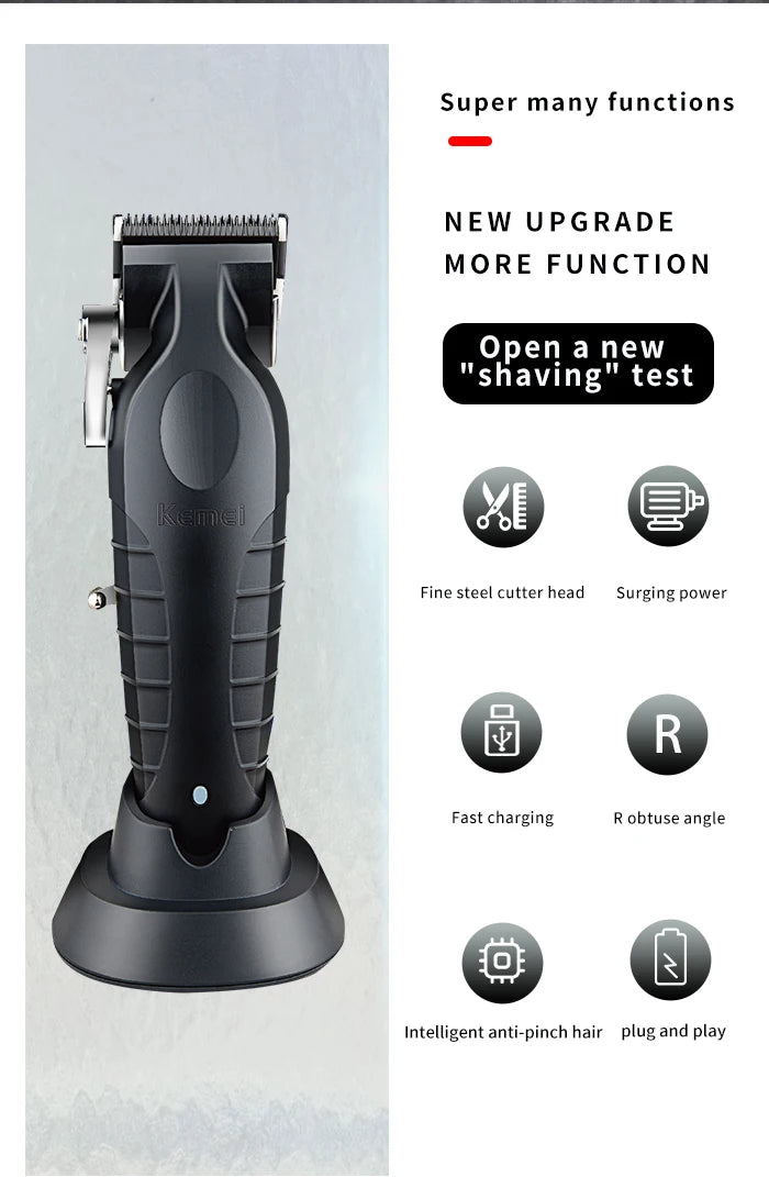 Professional Cordless Hair Clipper for Men – Rechargeable