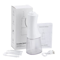 Portable Oral Irrigator Water Flosser + Electric Toothbrush Rechargeable Dental Water Jet Teeth Cleaning Whitening Oral Care Set