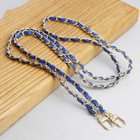 PU Leather Metal Chain Accessories Crossbody Shoulder Portable Wrist Bag Chain Strap Replacement Luggage Accessories Versatile