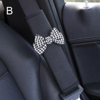 Cute Bow Tie Seat Belt Cover Comfort Shoulder Pad
