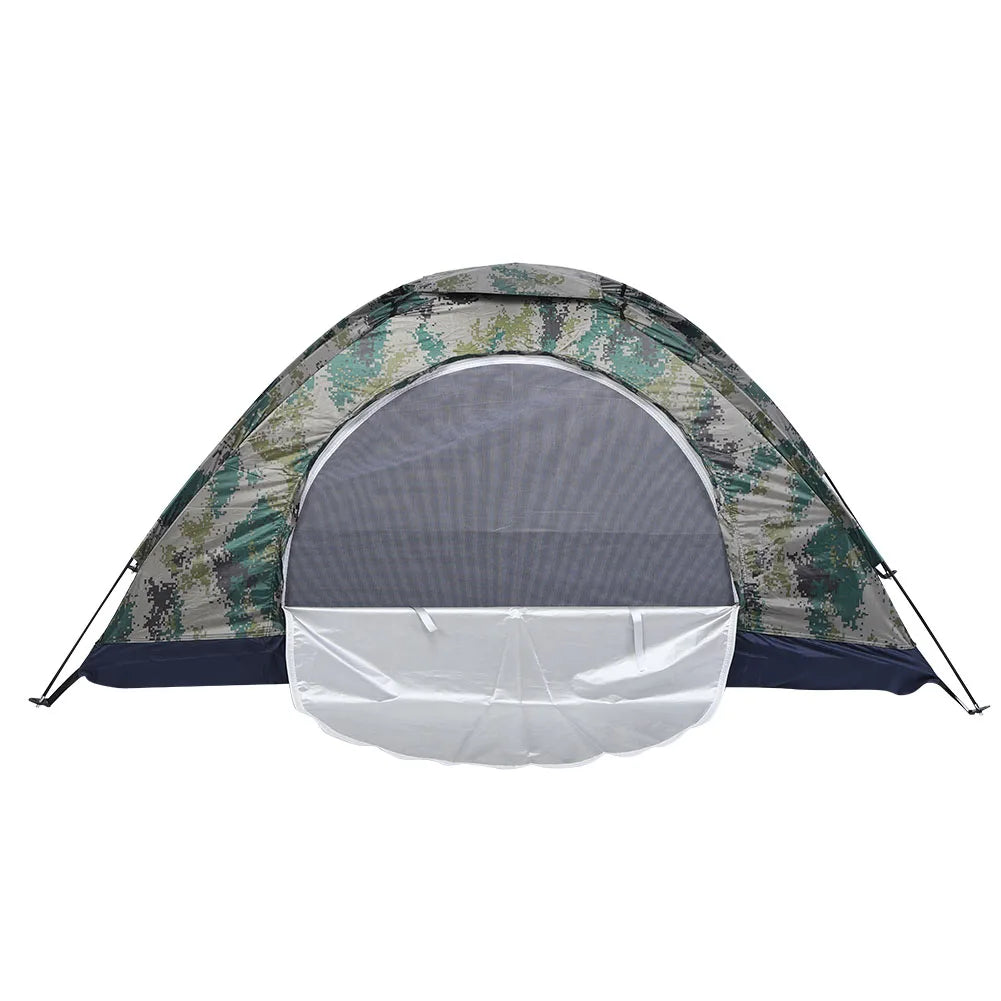 Single-Person Camping & Fishing Tent Windproof Canvas