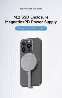 Hagibis Magnetic M.2 2230 NVMe SSD Enclosure USB-C 3.2