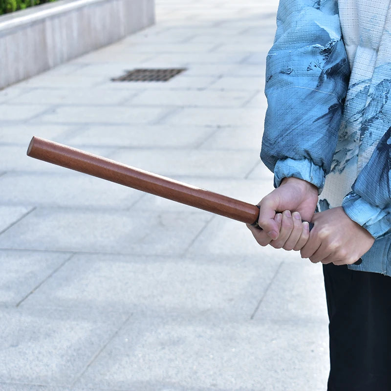 Wushu Stick Self-defense Solid Wood Stick 50cm Philippine Short Stick Emergency Short Stick Escape Tool High-quality Wood
