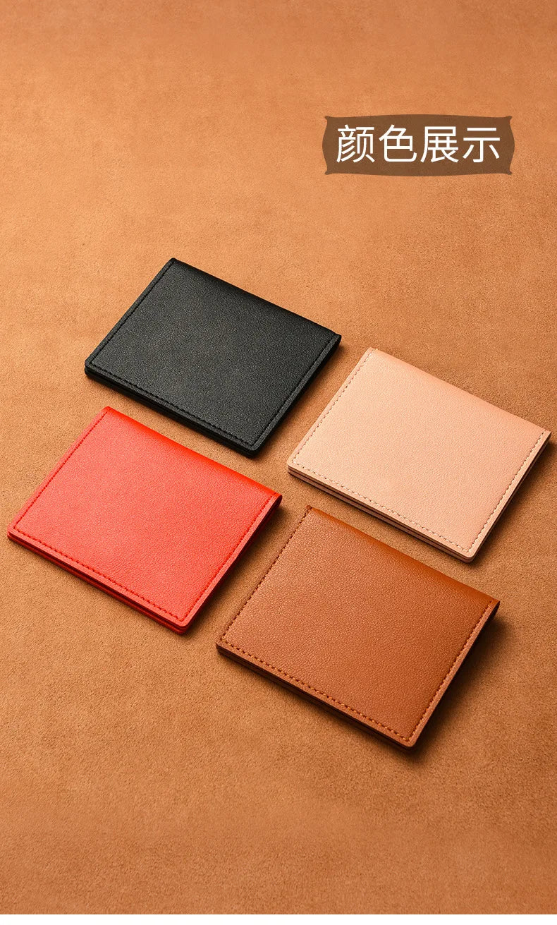 Women Men Credit Card Bag Ultra-thin Small Bank Card Driver's License Card Holder Wallet Male Simple Card Holder Bag
