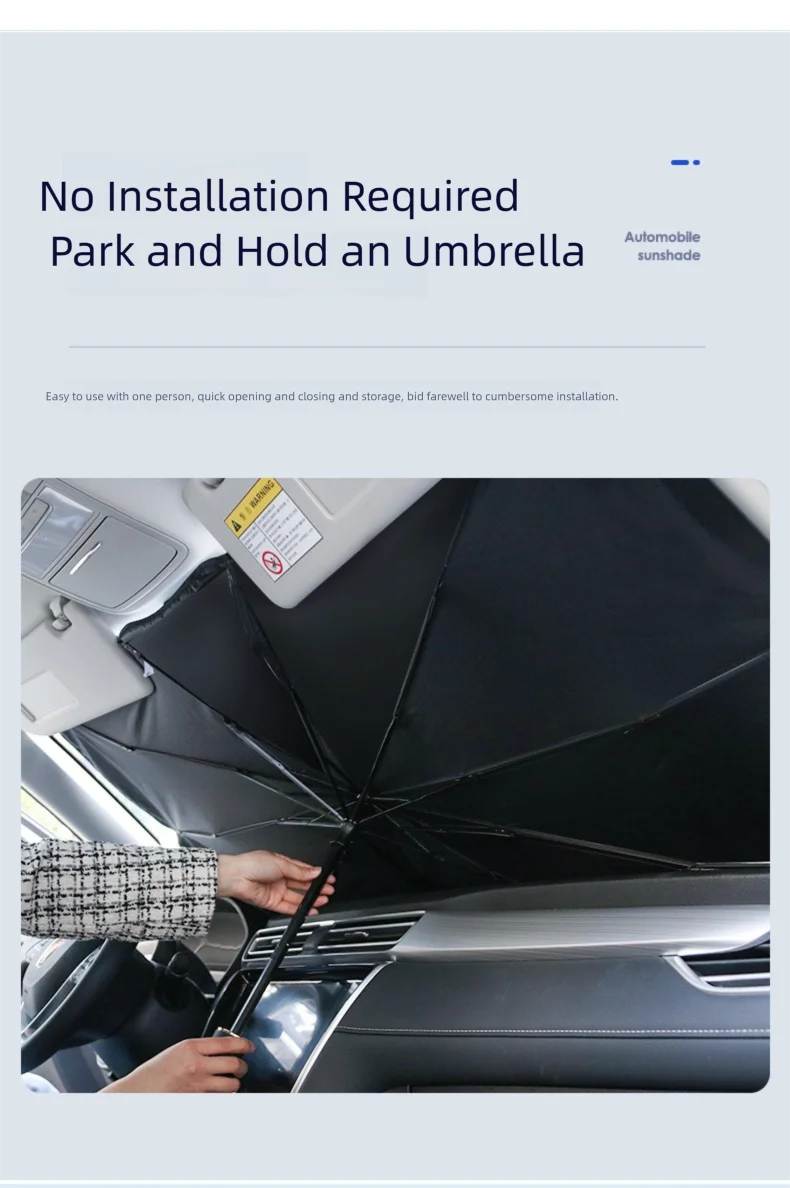Car Sunshade Umbrella Front Windshield Heat Protector